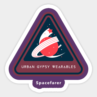 Urban Gypsy Wearables – Spacefarer Sticker